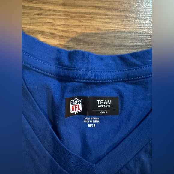 NFL Team Apparel Blue T-Shirt - Picture 4 of 6